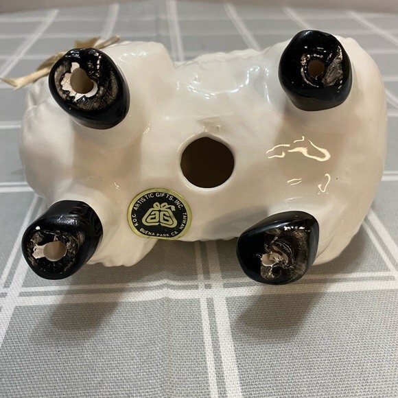 Vintage Lamb Sheep Rare Ceramic Figure Easter Spring Farmhouse Cute Farm Animal - Picture 7 of 7